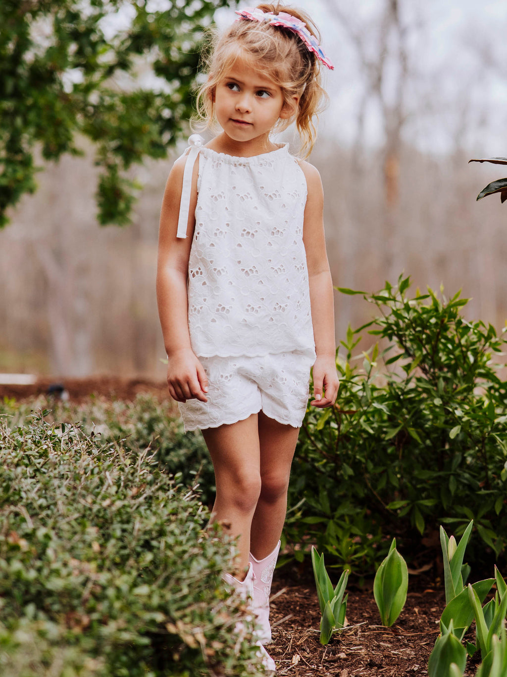 Lace Play Set - White Eyelet Lace